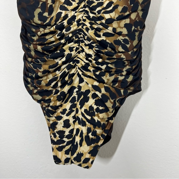 Miraclesuit V-Neck Animal Print One Piece - Picture 8 of 14